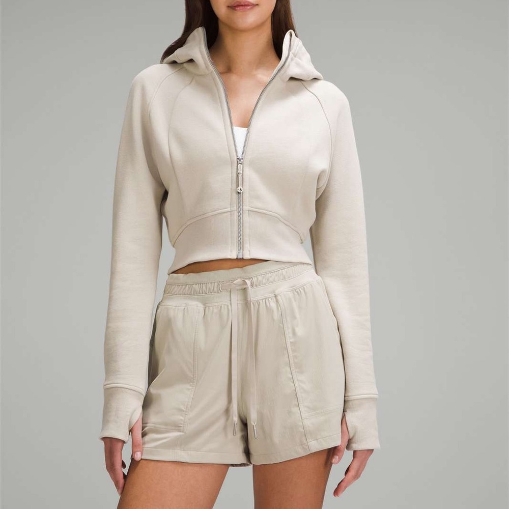 Lululemon Scuba Full-Zip Cropped Hoodie
